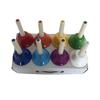 8 Note Musical Handbells Set Colorful Hand Bells for Festival, Musical Teaching