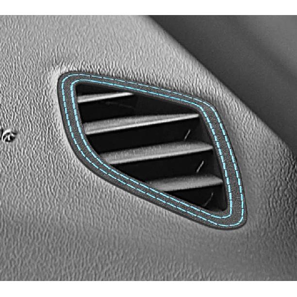 For BMW Z4 E89 2009-2016 Made of Alcantara Car Interior Dashboard Side Air Vent Outlet Panel Trim Sticker Tuning Accessories