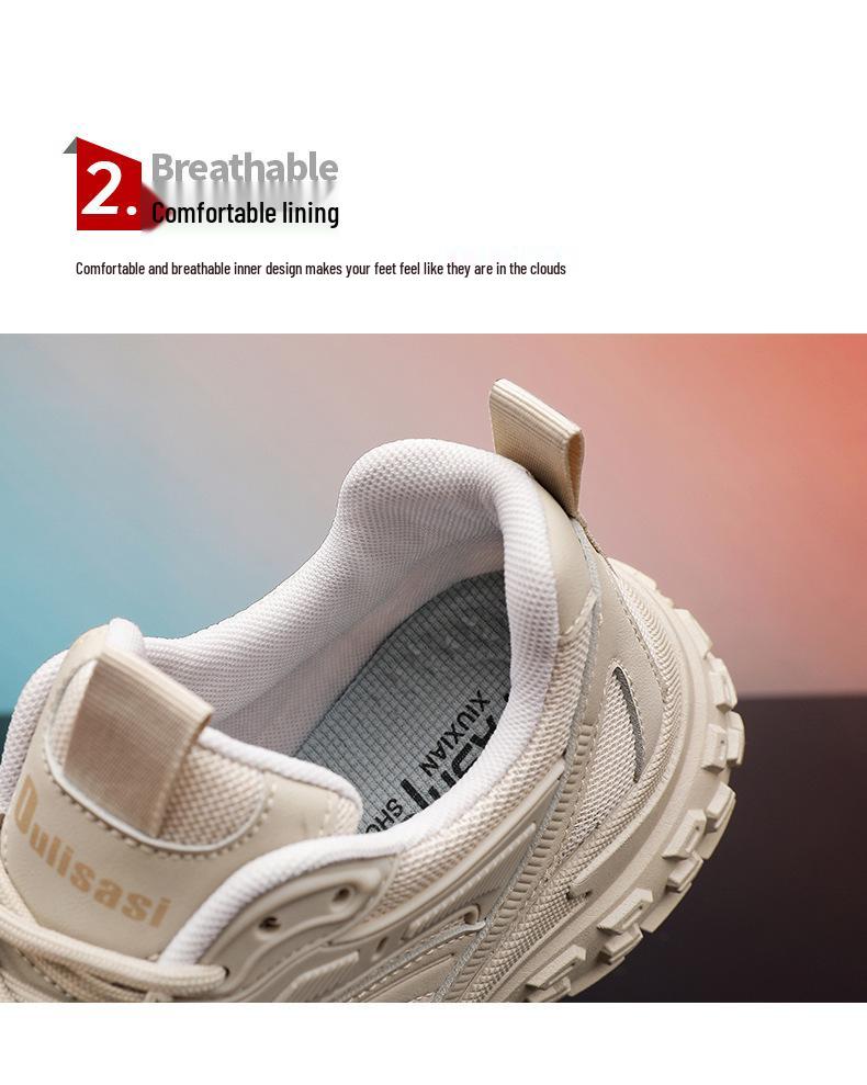 Men's Casual Versatile Non-slip Running Shoes - Breathable, Wear-resistant Spring/Summer Mesh Sports Sneakers.