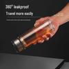 ZCJiaMei High Borosilicate Double Wall Glass Tea Infuser Cup
