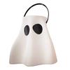 Ghost Flower Pot Planter Halloween Candy Bucket Multifunctional Resin Ghost Pumpkin Shape Vase Candy Bowl Home Office Decor