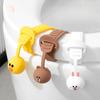 Toilet Seat Lid Lifter Toilet Lid Lifter Does Not Dirty Hands Household Artifact Creative Cartoon Silicone Toilet Lid Lifter