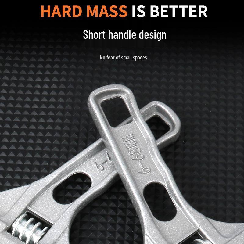 Multifunctional Bathroom Adjustable Wrench for Plumbing and Drain Installation