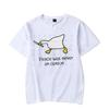 Peace Was Never An Option Print T Shirts for Men Clothes Goose Cartoon Women Men Clothing Short Sleeve Anime Unisex Tee Shirts