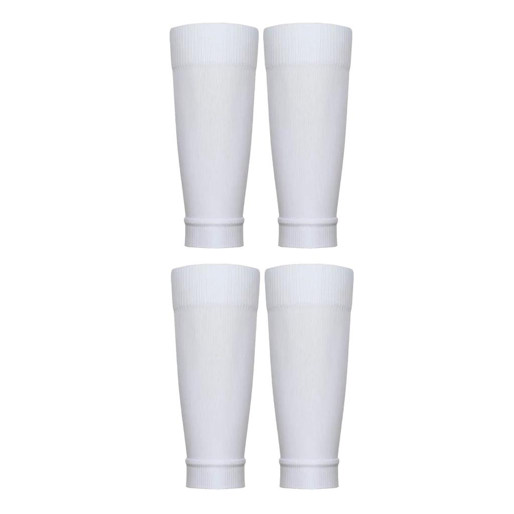 2 Pairs Shin Guard Sleeves Shin Pad Socks Nylon Size 38‑47 Sports Accessory for Soccer Football