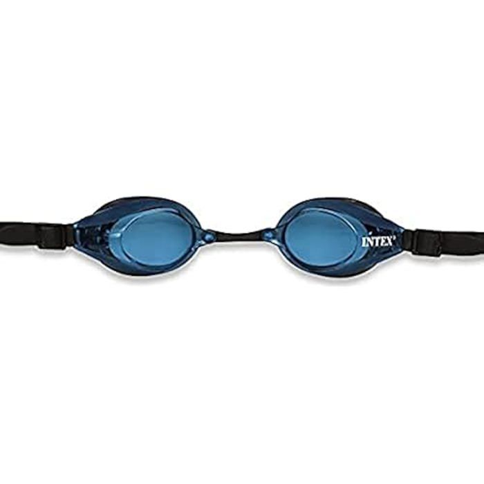 Lunettes de piscine - INTEX - Pro Team - Sangle en silicone souple - Protection anti-UV - Adulte