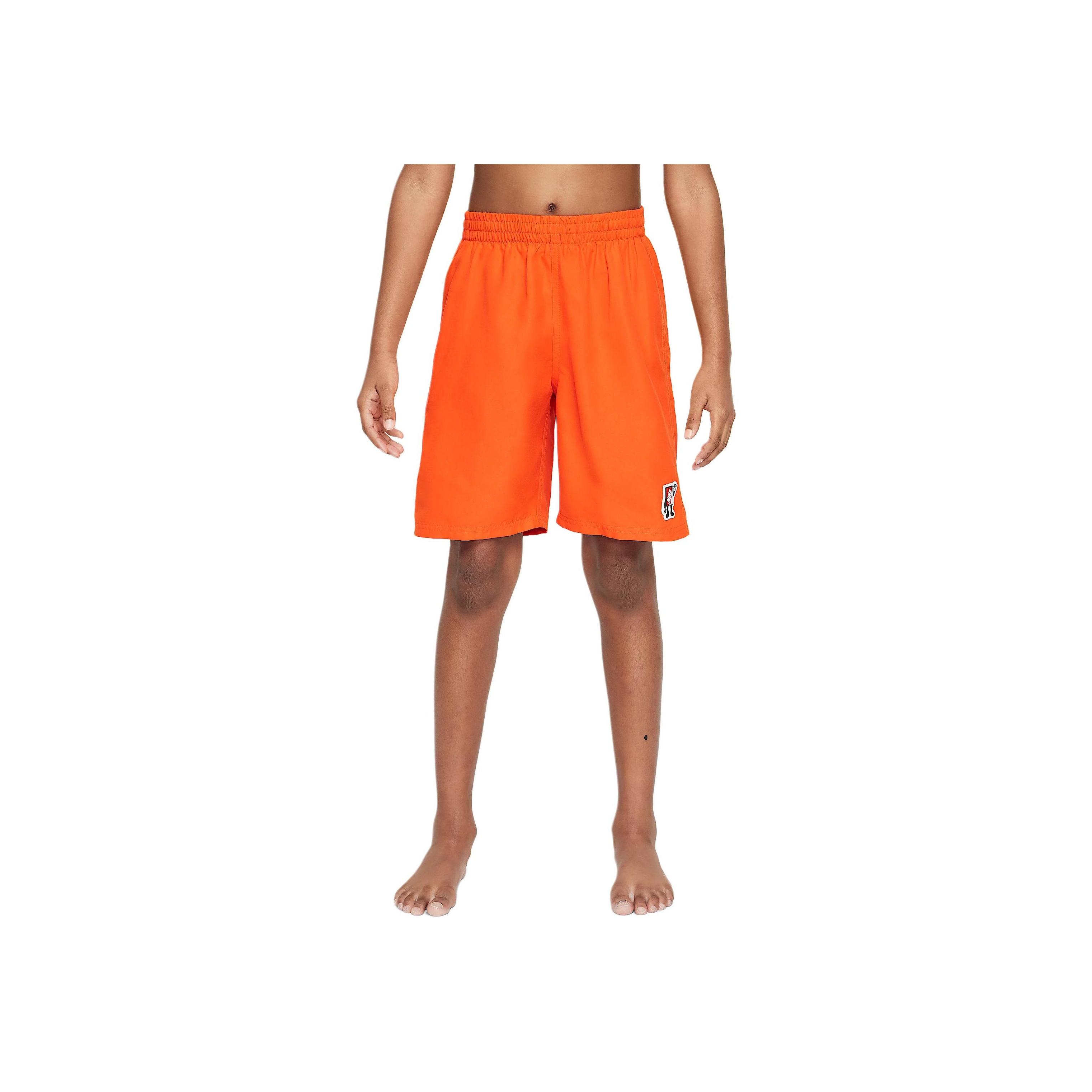 

Nike Logo Lace Mid Waist Five Point Shorts Kids shorts Orange NESSF803-840 XS