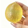 Transparent Lemon Maltose Squishy Toy Soft Slow Rising Fruit Squishy Ball Stress Relief Fidget Toy for Anxiety Gift Desk Decor