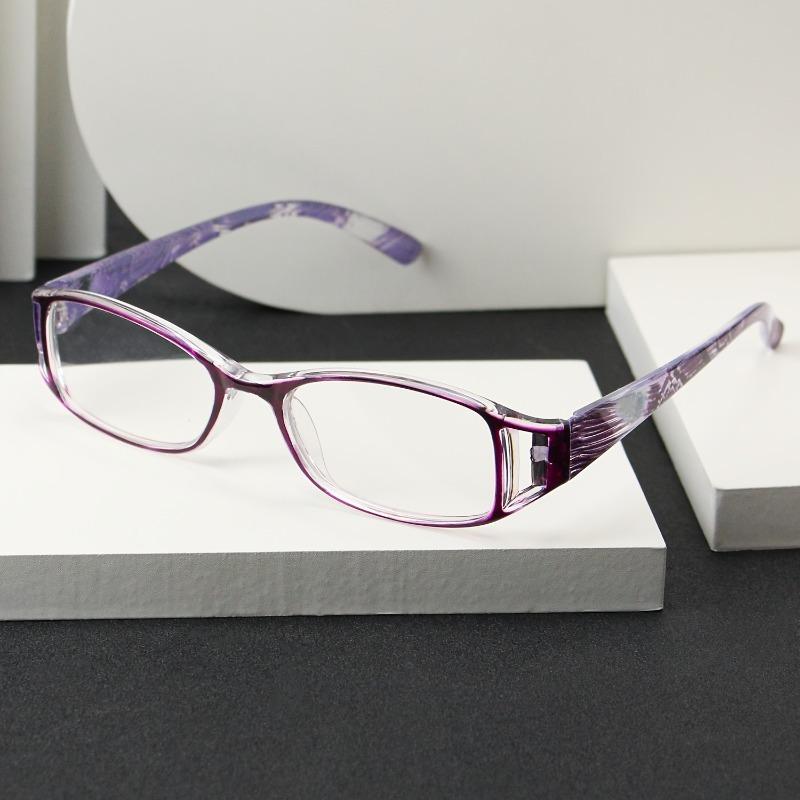 7 Classic Women's Reading Glasses Set Fashionable Hollow Square Frame Reading Glasses