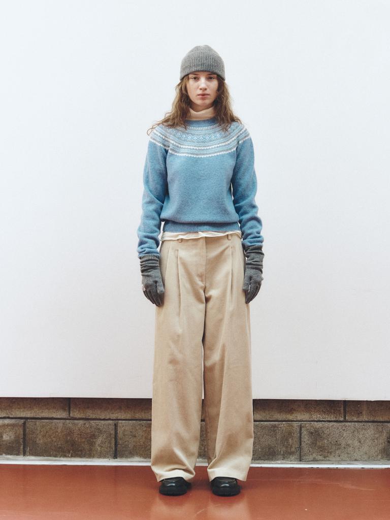 Reply Shaggy Dog Nordic Knit_Light Blue