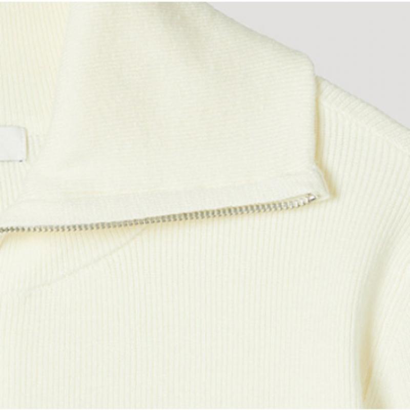 Ea S miSS Cardigan cu fermoar și guler reiat SSkcdp12080 Iv