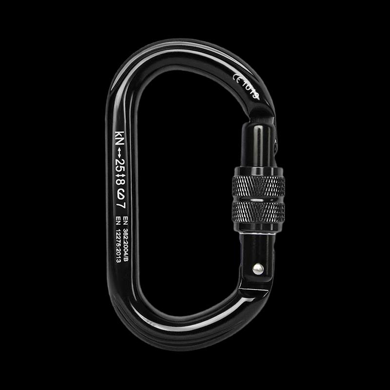 Outdoor Aluminum Alloy D-Ring Locking Carabiner
