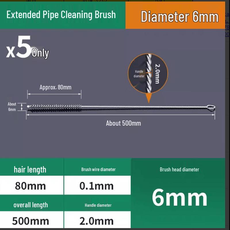 

Industrial Stainless Steel Pipe Wire Brush Set with Handle