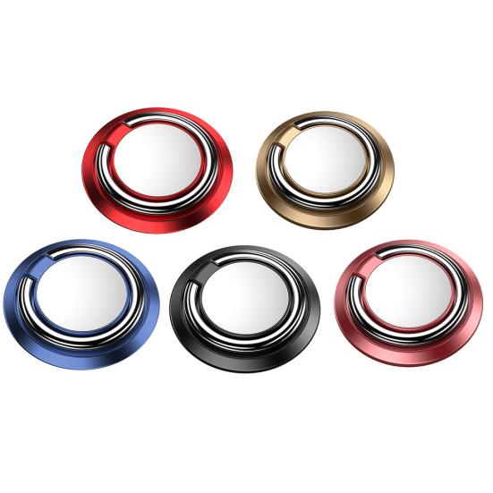 Fashion Zinc Alloy Magnetic Grip Finger 360 Rotating Ring Cell Phone Holder
