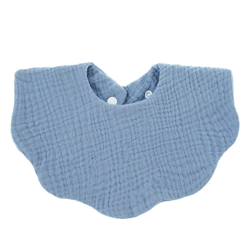 1 Stück Baumwolle Weiche Baby-Lätzchen Einfarbige Kleinkind-Lätzchen Neugeborenen-Spucktücher Bandana-Schal für Kinder Jungen Mädchen Fütterungs-Speichelhandtuch