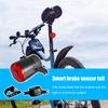 Cycle Rear Light Brake Sensing Safety Taillight Cycling Accessories 5 Modes Rechargeable Ride Lights For Men Women
