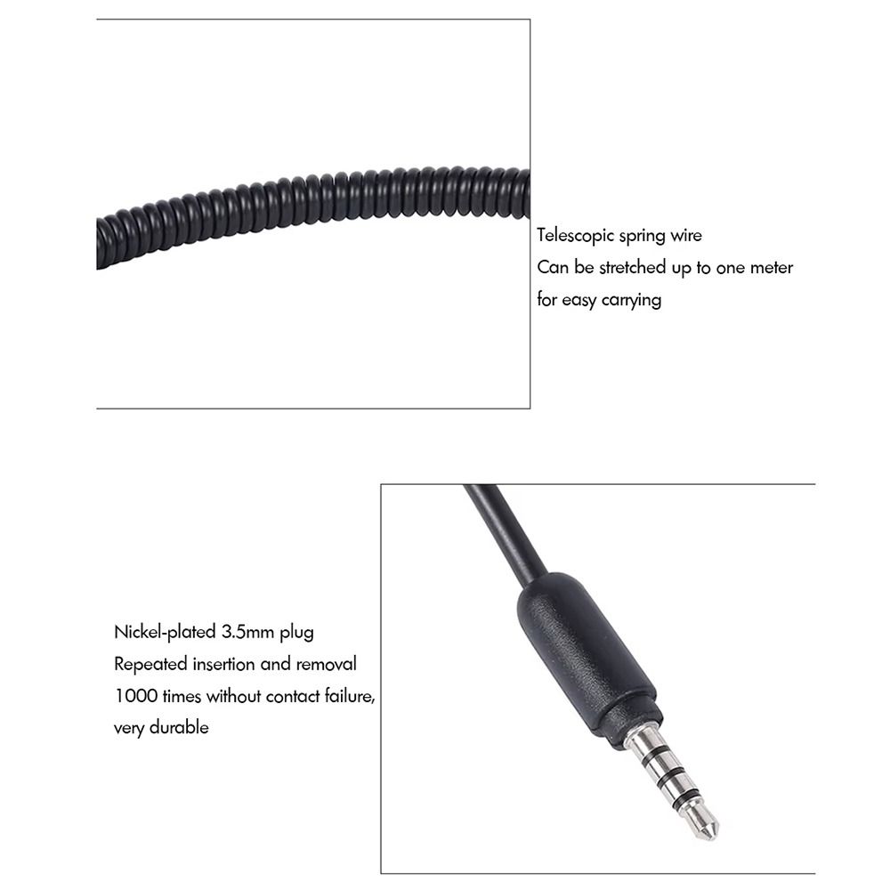 Noise Reduction Cell Phone Receiver Type-C/3.5mm Wired Microphone Handset  Home Office