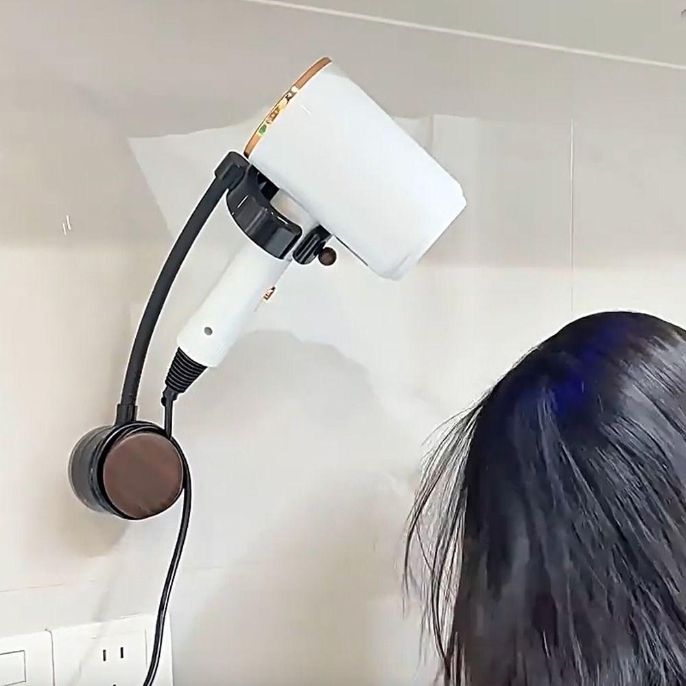 Rotatable Hairdryer Stand Holder Adjustable Lazy Hair Dryer Stand Hair Dryer Organizer  Salon