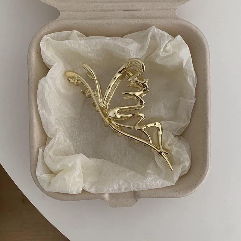 Fashion Elegant Gold Color Shell Metal Hairpins Hair Claw For Women Girls Korean Hair Clips Ponytail Clip Hair Accessories