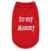 1pc Dog Vest, "I Love My Mommy" Puppy T-Shirt, Summer Sleeveless Vest, Pet Clothing
