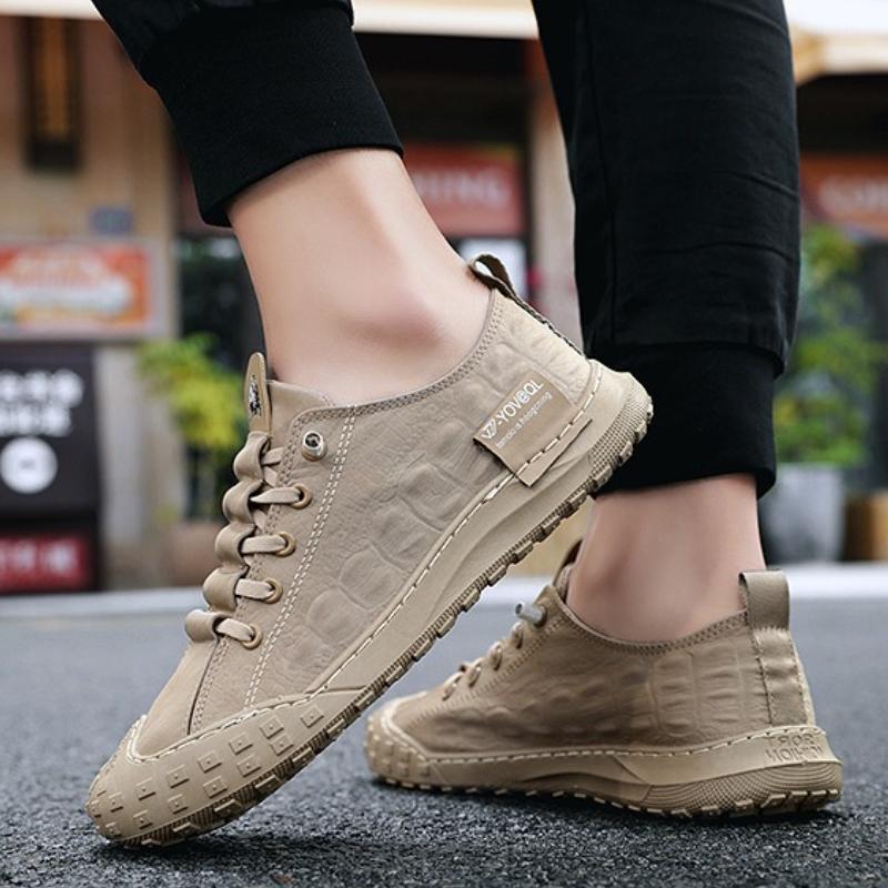 Men's Canvas Shoes New Style Ice Silk Comfortable Breathable Casual Shoes Lightweight Non-slip Sneakers Zapatillas Para Hombre