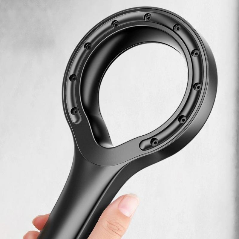 

Ручная душевая лейка, кольцо, полая, душевая лейка «Водопад», регулируемый спрей с массажной щеткой, душевой смеситель, аксессуары для ванной комнаты