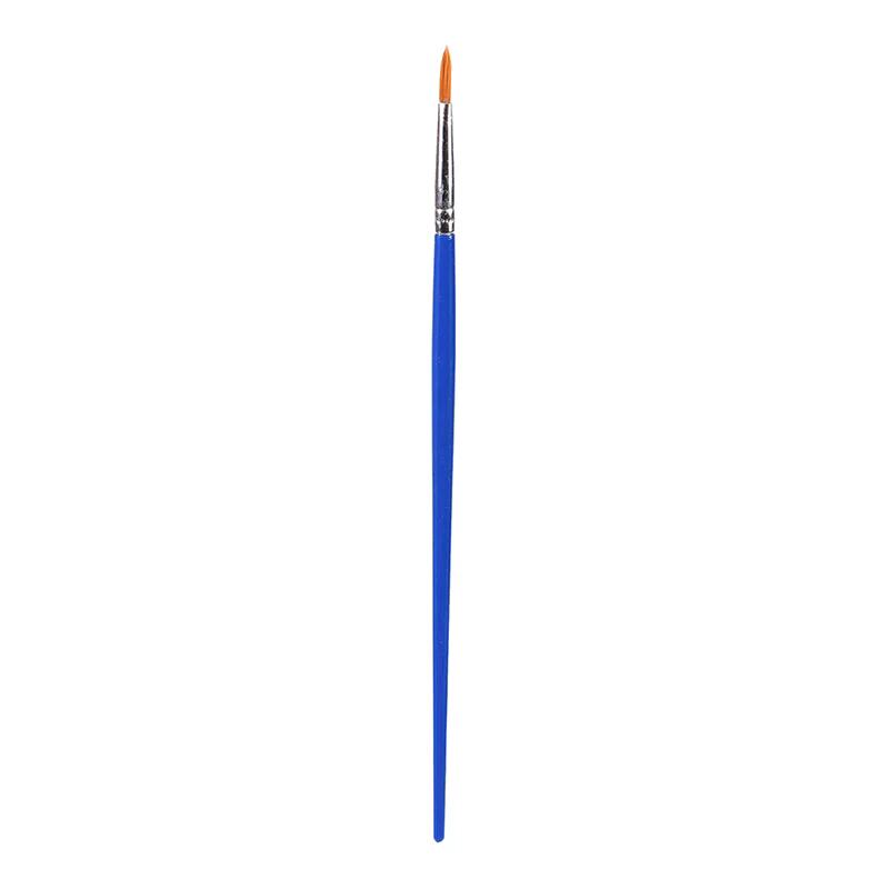 Nylon Hair Artist Paint Brush Acrylic Watercolor Round Fine Hand Point Tip 10Pcs
