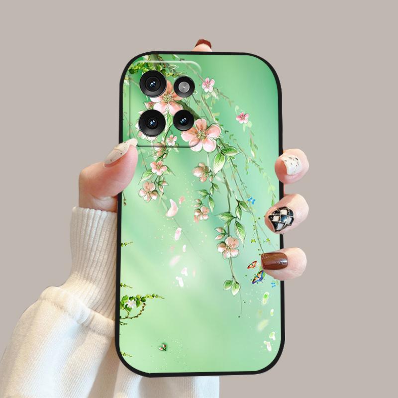 Fashion Painted Coque Case For Moto Edge 50 Soft Silicone TPU Phone Cover For Motorola S50 Edge50 Neo 5G Shockproof Protector