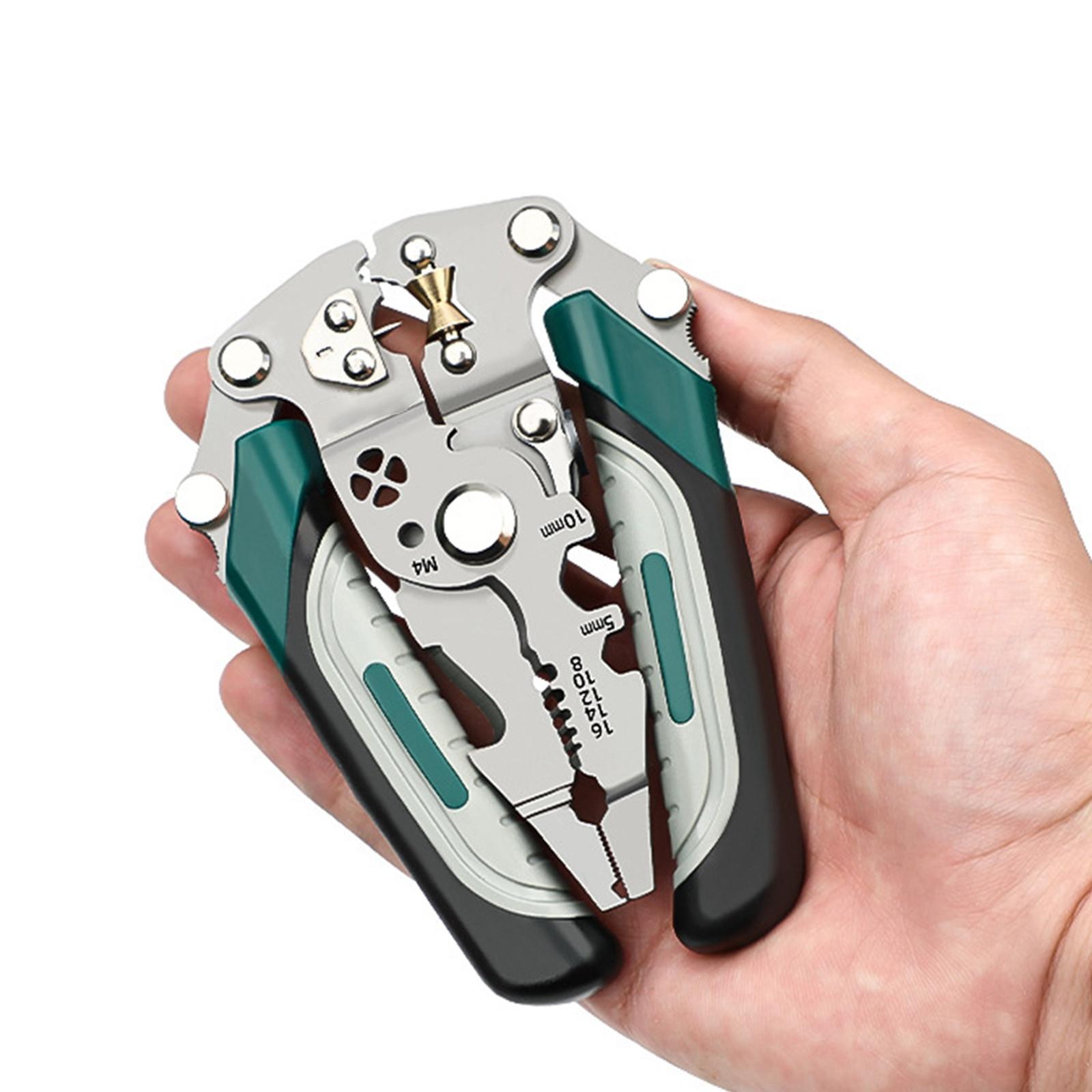 

Компактные складные плоскогубцы для снятия изоляции с проводов, инструмент для резки кабелей для удобного обращения и эффективной резки в различных областях применения One Size