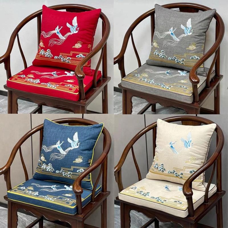 100*148cm Chinese Style Retro Imitation Linen Fabric Embroidery Faux Linen Cloth For Sofa Cushion Luggage Bag Diy Sewing Fabric