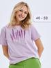 / Women's T-Shirt with Cotton Print