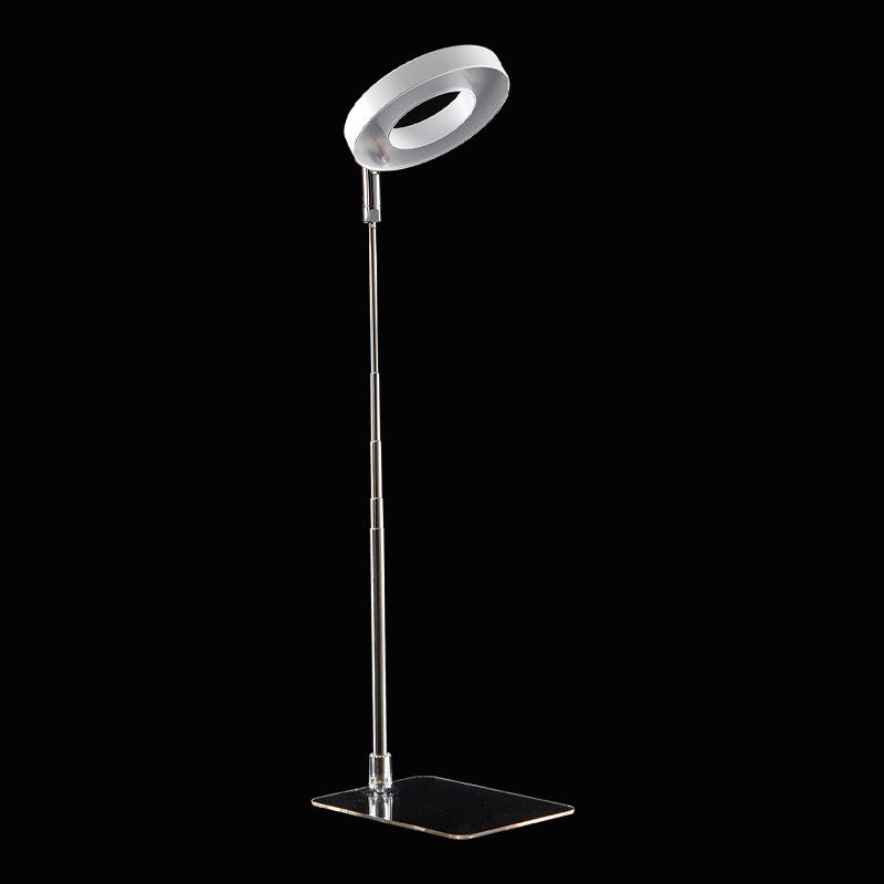 USB Angel Ring Plant Grow Light with Timer and Dimming, Telescopic Pole for Full Spectrum Succulent and Green Plant Supplement