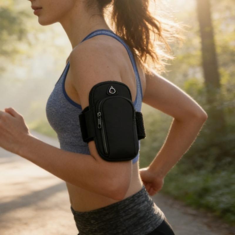 4/2 Pieces In Random Colors Outdoor Sports Arm Bag Portable Running and Cycling Fitness Arm Strap Universal Phone Storage Bag Lightweight and