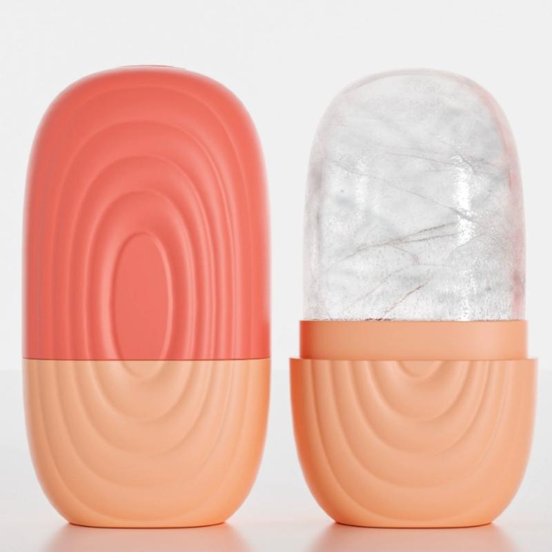 Reusable Ice Roller Ice Cube Silicone Mold Ice Ball Facial Beauty Skin Care Massager