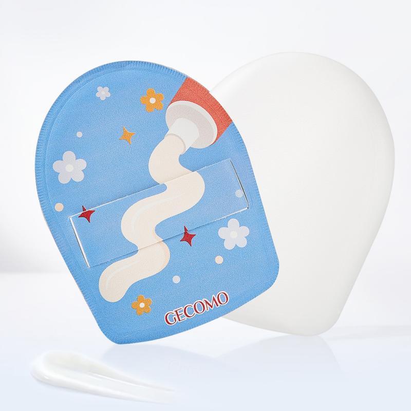 Extra Large Lotion Sunscreen Ointment Applicator Soft Leather Surface Puff Body Cleaner Shower Brush Sunscreen Applicator