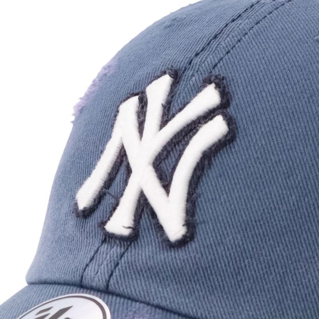 CLEAN UP MLB NY Rusted Navy Cap FREE SIZE '47brand '47BRAND 47A-CLP-B-WTHRD17HTS-T5A