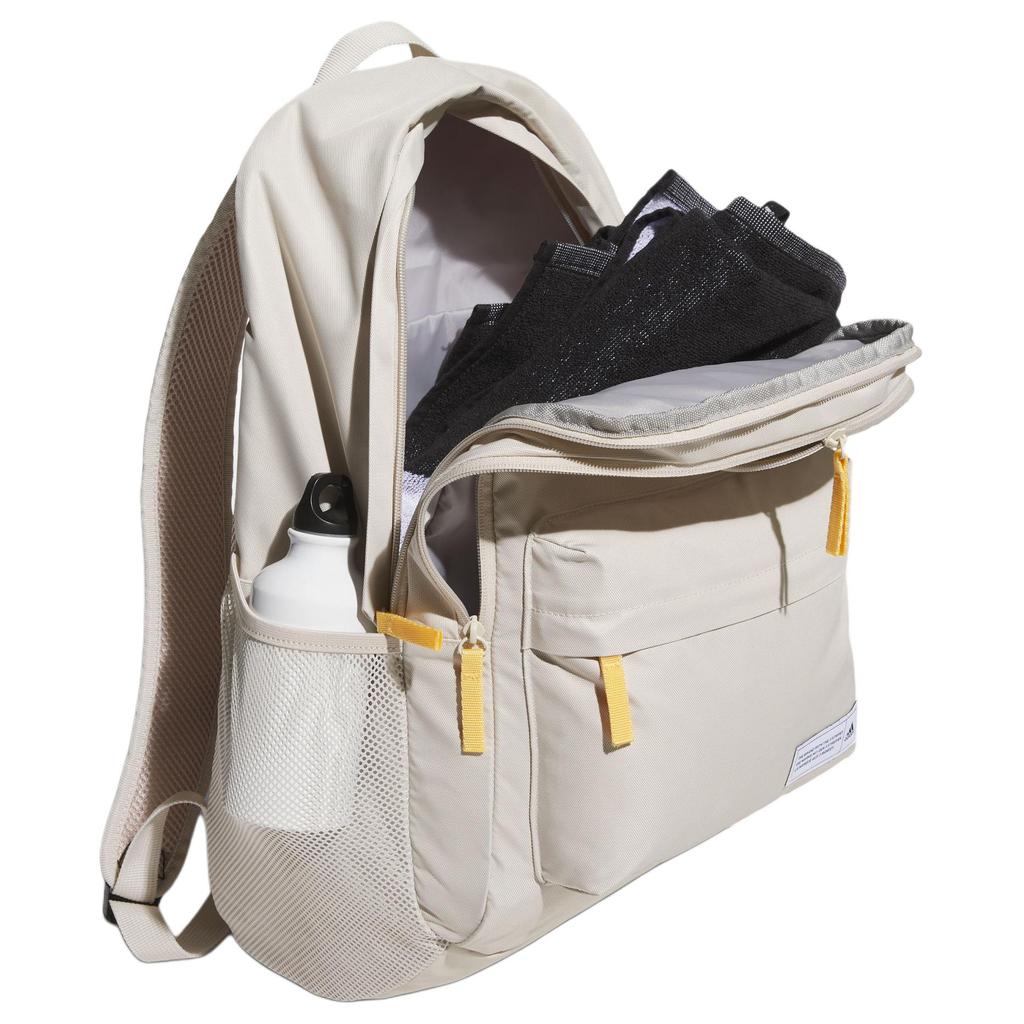 adidas Recycled Polyester Backpack Unisex Clear Brown Adidas JP1233
