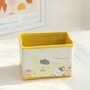 Hello Kitty Kuromi Cinnamoroll My Melody Pattern Foldable Desktop Storage Box For Makeup And Office Supplies