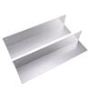 2pcs Stainless Steel Corner Guards Siding Corner Guards Protector 89 Degree Angle Weed Whacking Protection for Outside