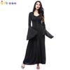Long Black Stylish Vampire Dress For Women Perfect For Stage Shows And Parties Themed
