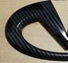 ABS Black Carbon Logo Emblem Badge Shell Front Emblem Badge Rear Trunk Badge Sticker for Infiniti Q50 Q50L Shell Accessories W2