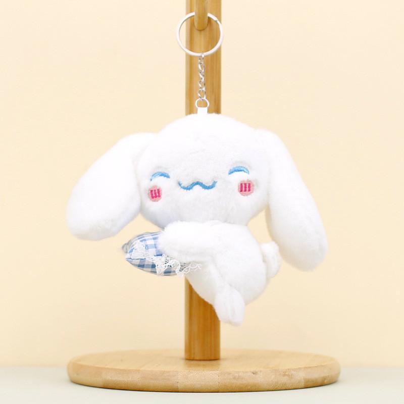 Adorable Sanrio Plush Toy Keychain Featuring My Melody And Cute Kuromi Dolls