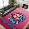 Alfombra de Terciopelo de Cristal con Texto de Nombre Personalizado, Alfombrilla Suave Antideslizante para Decoración del Hogar, Juguete Infantil Chucky Tiffany