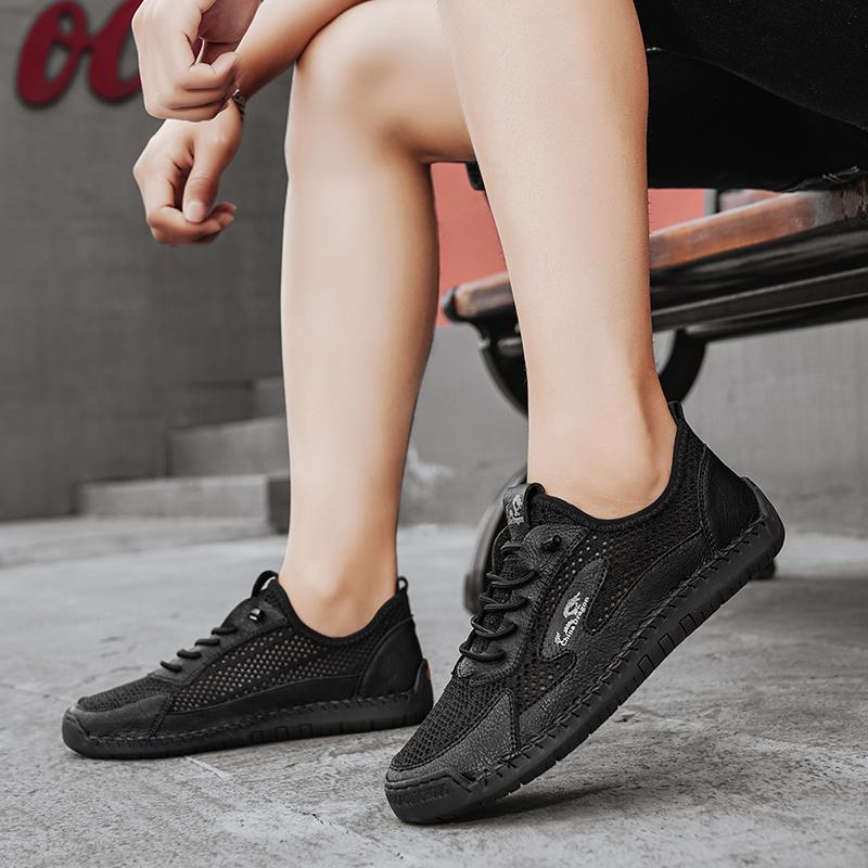 Men's Casual Shoes Mesh Breathable New Male Comfortable Outdoor Walking Shoes Classic Men Shoes Large Size Sneakers