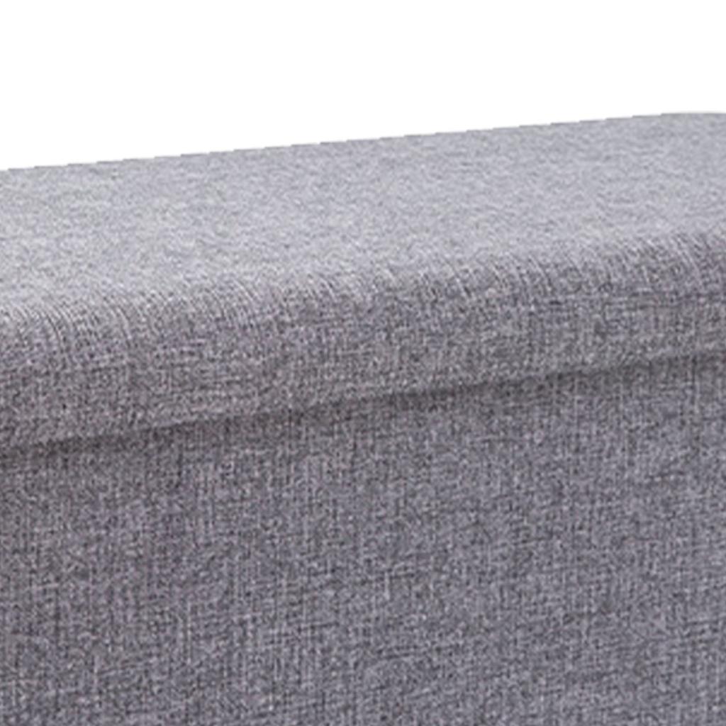 Składany Puf do Przechowywania z Tkaniny Składany Puf do Przechowywania Stołek Wielofunkcyjny Pojemnik do Przechowywania dla