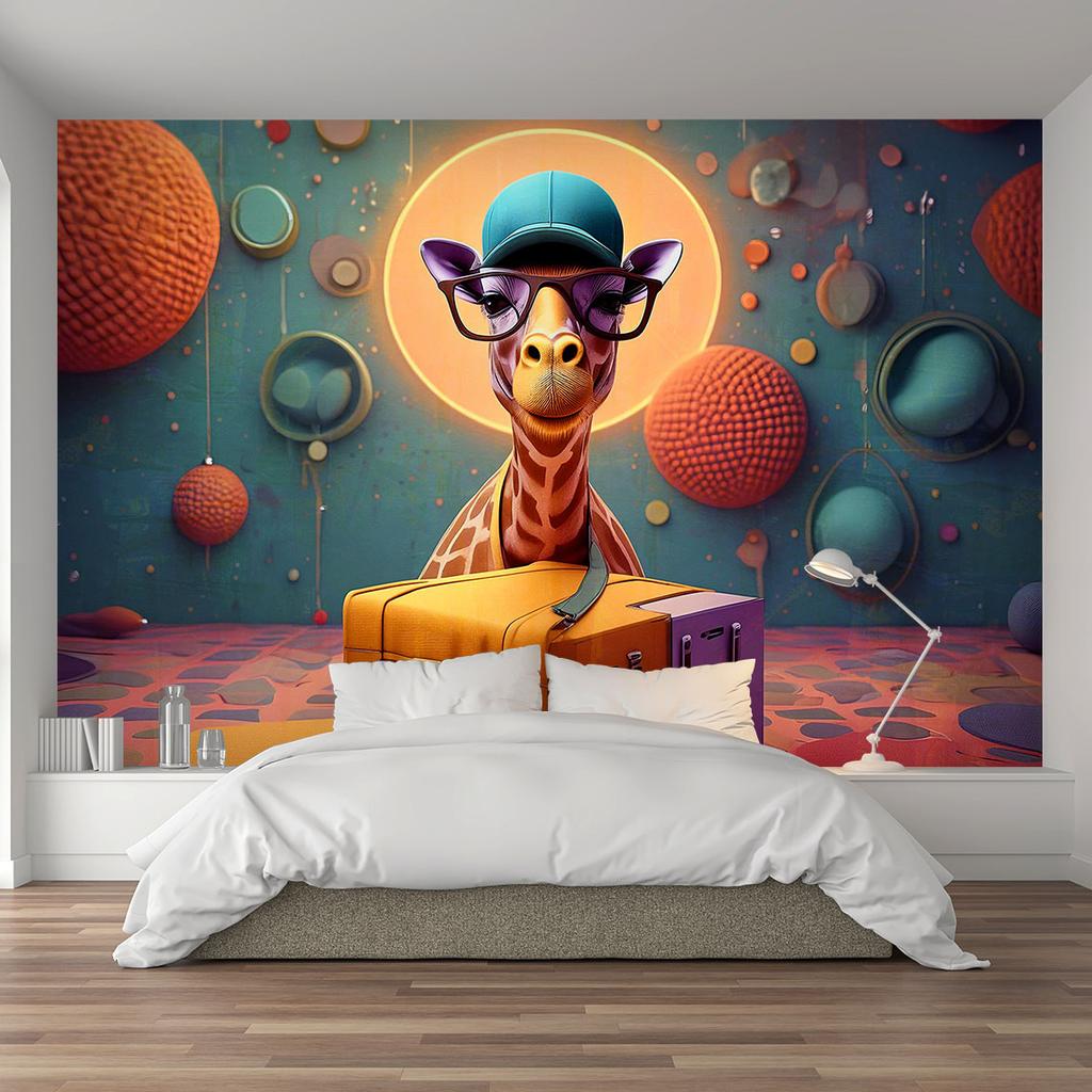 Wallpaper Abstract Giraffe