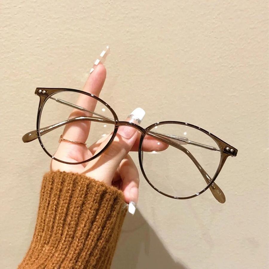 Retro Style Round Reading Glasses Computer Frame Women Show Youthfulness Anti Blue Light Eyeglsses 1 +1.5 +2 +2.5 +3.0+3.5 +4.0