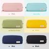 Canvas Pencil Case Large Capacity Multiple Colors Perfect For Students School Office Daily Use