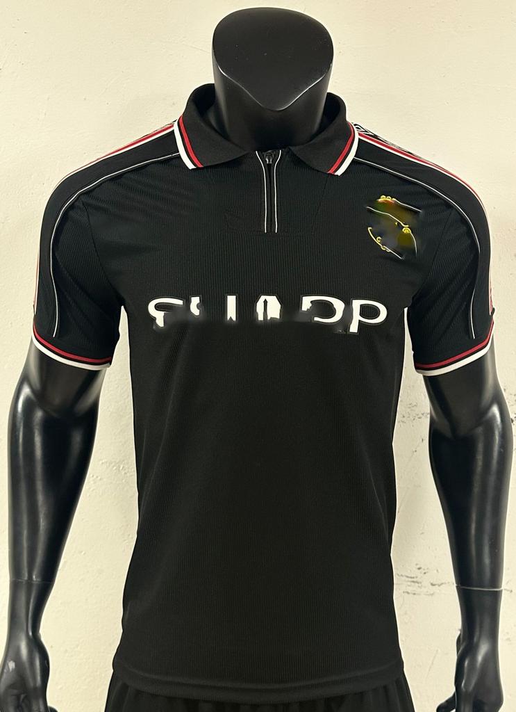 Club retro jersey home and away retro top nostalgic league Champions League version short sleeve Red Devils main Real Madrid