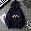 Thickened Fleece Hooded Sweatshirt Pullover Outer Wear Printed Autumn Winter Warm Sweatshirt Women's Oversize Clothes